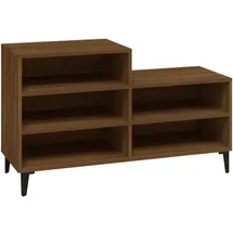 vidaXL Schuhregal 102 x 60 x 36 cm braun Eichen-Optik