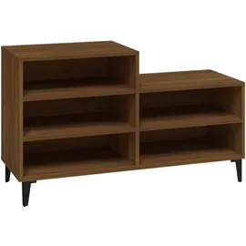 vidaXL Schuhregal 102 x 60 x 36 cm braun Eichen-Optik