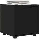 vidaXL Badezimmerschrank Schwarz 40,5 x 40 x 44 cm Holzwerkstoff