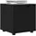vidaXL Badezimmerschrank Schwarz 40,5 x 40 x 44 cm Holzwerkstoff