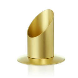 Langkerzen Hochzeitskerzenhalter Messing Gold Matt für Ø 60 mm für Hochzeitskerzen