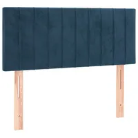 VidaXL Kopfteil Dunkelblau 100x5x78/88 cm Samt