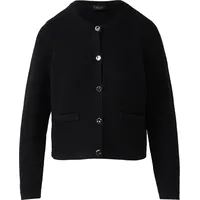 s.Oliver Cardigan aus Baumwollmix mit Ziertaschen Schwarz 46