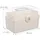 Relaxdays Apothekenbox, zum Ausklappen Creme,Transparent