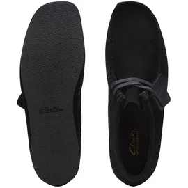 CLARKS Herren Wallabee Evo Shoes, Black SDE, 43
