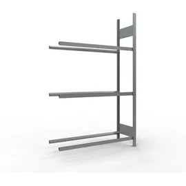Schulte Reifenregal Stahl 200 x 120 x 40 cm silber 150 kg / Ebene, 3 Ebenen