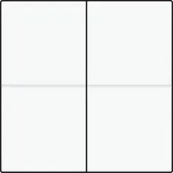 Niko Züblin 101-00060 Doppeltaste, für drahtlosen Dimmschalter (Hue®, Bluetooth®, EnOCean®, KNX®), white 10100060