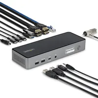 Startech StarTech.com USB-C Dockingstation für Drei Monitore, 140W Laptop-Ladestation