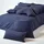 Homescapes Kissenbezug Perkal 60 x 60 cm Blau