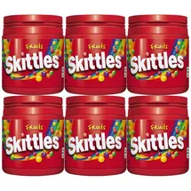 Bonbons Skittles Fruits Kaudragees mit knusprige Hülle 125g 6er Pack