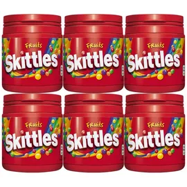 Bonbons Skittles Fruits Kaudragees mit knusprige Hülle 125g 6er Pack
