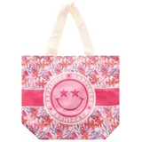 Zwillingsherz Tragetasche Baumwolle Pink