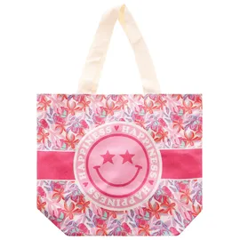 Zwillingsherz Tragetasche Baumwolle Pink