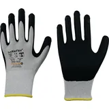 Leipold Handschuhe LeikaFlex® Touch 1464 Gr.8 grau/schwarz EN 388 PSA II 12