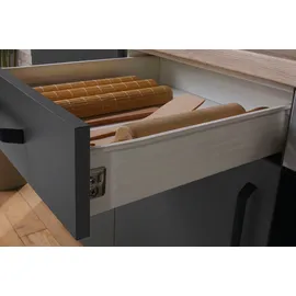 WIHO KÜCHEN Küchenzeile Simi 220 cm grau