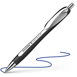 Schneider Kugelschreiber Basic Schwarz/Weiß 0,7 mm 5 St.