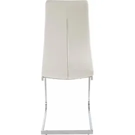 OTTO home Freischwinger Lola Kunstleder weiß 2er Set
