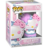 Funko Hello Kitty Hello Kitty 50th Anniversary) Vinyl Figur 75 Funko POP! Sanrio: HK In Cake - Sammelfigur aus - Offizielle Merchandise - Spielzeug für Kinder & Erwachsene - Anime Fans und Display