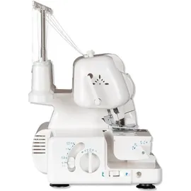 Gritzner - Kayser GRITZNER 788 Overlock Neue Version 2025 mit Fadenabschneider + LED Beleuchtung + E-Book mit QR-Code PLUS Handbuch "Meine Overlock" - Weiß