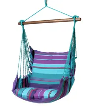 HOBEA-Germany Hängesessel Lavendel XXL inkl. Aufhängung mit Innenkissen