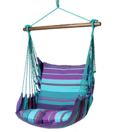 HOBEA-Germany Hängesessel Lavendel XXL inkl. Aufhängung mit Innenkissen