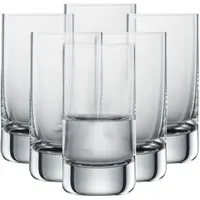 Schott Zwiesel Schnapsglas Simple (6er-Set), geradliniger Shotbecher für Schnaps,