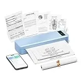 TATTMUSE Mobiler Drucker A4 für Unterwegs, Thermodrucker A4, Belegdrucker, Lernen, Monochromer Nur Thermopapie