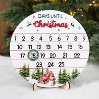Weihnachts Adventskalender aus Holz - 25-Tage Countdown - Weihnachtsdeko