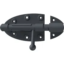 GAH Alberts Ovado Bolzenriegel verzinkt graphitgrau 112 x 72 mm