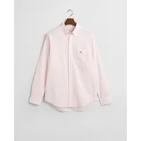GANT Reg Gingham Langarmhemd Light Pink XL