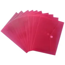 HFP Envelope Horizontal A5 transparent Red Polypropylen (PP) rot