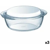 Pyrex Topf mit Deckel Pyrex Essentials Durchsichtig 2,1 L