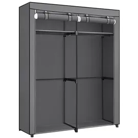 Songmics Stoffschrank 140 x 174 x 43 cm Grau