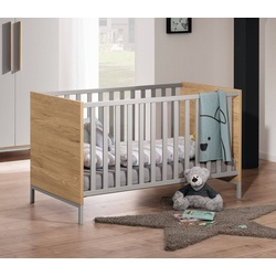 Paidi Babybett Benne 70 x 140 cm Dekor Braun Eiche