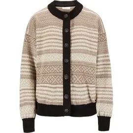Dale of Norway Skarpøy Cardigan Sand/Mountainstone/Coffee XL