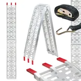 Trutzholm Auffahrrampe 228 cm 340 kg klappbar Aluminium gelocht silber 1 St.
