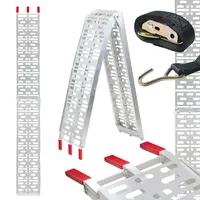 Trutzholm Auffahrrampe 228 cm 340 kg klappbar Aluminium gelocht silber 1 St.