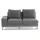 SonnenPartner Unique Loungesofa grau