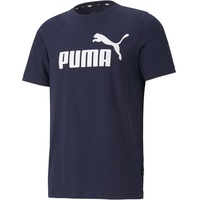 Puma ESS Logo Tee peacoat 4XL