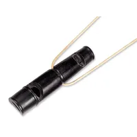 Nobby Büffelhornpfeife Hundepfeife Schwarz 9 cm
