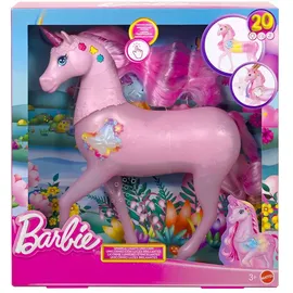 Barbie Puppenfigur Einhorn mit Licht und Sound Pink One Size