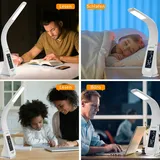 monzana LED Schreibtischlampe Lilly, Weiß