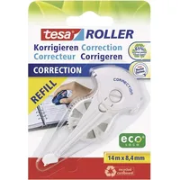 Tesa Nachfüllkassette Korrekturroller 59986 8,4 mm Weiß 14 m