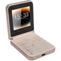 Bewinner 2G Entsperrtes Klapphandy für Senioren, Mobiltelefon mit Großen Tasten und 4 SIM-Karten Im Standby-Modus, 2,6-Zoll-Bildschirm, GSM Entsperrtes Klapphandy 1400 MAh (Gold)