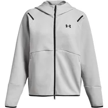 Under Armour Unstoppable Fleece Kapuzenjacke Damen 011 mod gray/black XL