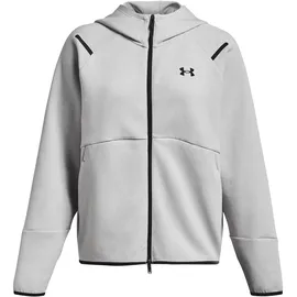 Under Armour Unstoppable Fleece Kapuzenjacke Damen 011 mod gray/black XL
