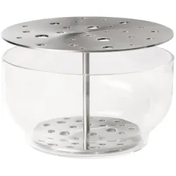 Fritz Hansen - Ikebana Vase Large, Edelstahl / Glas