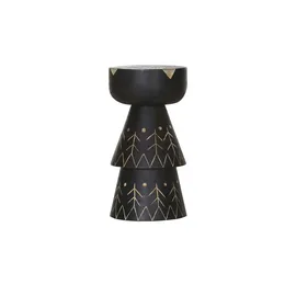 GUTMANN FACTORY Manda Schwarz Mangoholz 65 x 34 cm