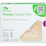 MEPILEX Border Flex Schaumverb.haft.7.5x7.5 cm