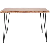 KAWOLA Bartisch ERGEA 130 x 70 cm Braun